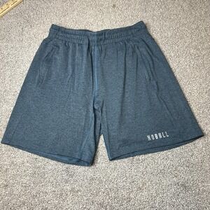 Nobull Shorts‎ Mens Medium Blue Athletic Training Lined Workout Gym Performance